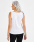Women's Lace-Trim Cotton Tank Top, Created for Macy's
