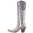 Фото #8 товара Corral Boots A3789 Python Snip Toe Cowboy Womens Grey, White Casual Boots A3789