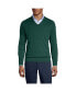 ფოტო #1 პროდუქტის Men's School Uniform Cotton Modal Fine Gauge V-neck Sweater