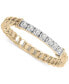 ფოტო #1 პროდუქტის Diamond Bar Chain Link Ring (1/6 ct. t.w.) in Gold Vermeil, Created for Macy's