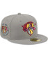 Men's Gray New York Knicks Color Pack 59FIFTY Fitted Hat