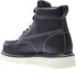 Фото #12 товара Wolverine Wedge Steel Toe 6" W08152 Mens Black Leather Lace Up Work Boots