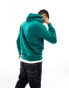 Champion back print hoodie in dark green