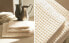 Waffle-knit cotton bath towel