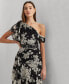 Фото #3 товара Women's One-Shoulder Floral Gown