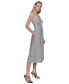 ფოტო #15 პროდუქტის Women's Striped Square-Neck Dress