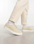Фото #9 товара ASOS DESIGN lace up brogue shoes in beige faux suede