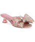 Фото #1 товара Women's Natalina Bow Kitten-Heel Dress Sandals