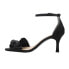 Nina Lisa Ankle Strap Womens Black Casual Sandals LISA-LS