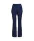 ფოტო #1 პროდუქტის Women's High Rise Bi Stretch Pintuck Boot Cut Pants