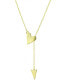 Фото #1 товара Heart Arrow Lariat Necklace