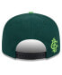 Men's Green/Black Boston Red Sox Sour Apple Big League Chew Flavor Pack 9FIFTY Snapback Hat