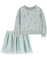 Toddler 2-Piece Ballet Pullover & Skirt Set 3T