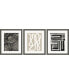 Фото #1 товара Naive Lines IV Framed Art, Set of 3