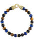 ფოტო #2 პროდუქტის Multi-Stone Beaded Bracelet in 14k Gold-Plated Sterling Silver, Created for Macy's