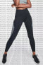 Air Fast Running Full Length Leggings 3 Cepli Toparlayıcı Siyah Tayt