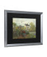 Фото #2 товара Claude Monet The Artist's Garden in Argenteuil Matted Framed Art - 27" x 33"