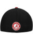 Фото #3 товара Men's Black and Crimson Alabama Crimson Tide Team Color Two-Tone Fitted Hat