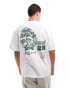 Фото #1 товара Jack & Jones oversized t-shirt with bonsai backprint in white