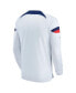 Фото #2 товара Men's White USMNT 2022/23 Home Breathe Stadium Replica Blank Long Sleeve Jersey