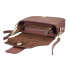 Фото #6 товара Сумка с кожаным клапаном Barberini's 969666403, бархатный коричневый, размер 17.5х21.5х6 см