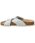 Birkenstock Siena Big Buckle Narrow Fit Suede Sandal Women's White 39