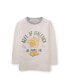 ფოტო #1 პროდუქტის Baby Boys Long Sleeve Graphic Tee