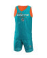 ფოტო #3 პროდუქტის Men's Aqua Miami Dolphins Colorblock Mesh V-Neck and Shorts Set