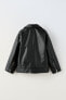 Фото #2 товара Куртка в байкерском стиле из искусственной кожи ZARA