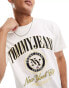 Tommy Jeans relaxed luxe varsity logo t-shirt in white