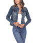 ფოტო #1 პროდუქტის Women's Classic Denim Jacket