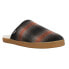 Фото #2 товара TOMS Harbor Cozy Slip On Mens Black Casual Slippers 10018706T