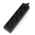 Фото #1 товара Power Strip Lanberg black - 4 sockets - 1,5m