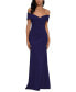 ფოტო #1 პროდუქტის Off-The-Shoulder Ruched Gown