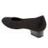 Фото #5 товара Trotters Doris T3235-013 Womens Black Suede Slip On Pumps Heels Shoes