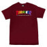 Фото #1 товара THRASHER Rainbow Maroon short sleeve T-shirt