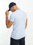 Hollister tech logo t-shirt in light blue