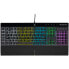 Corsair K55 RGB PRO - Full-size (100%) - USB - QWERTZ - RGB LED - Black