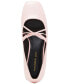 Фото #4 товара Egret Block-Heel Mary-Jane Bow Ballet Flats