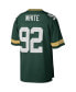 Фото #2 товара Men's Reggie White Green Green Bay Packers Big and Tall 1996 Retired Player Replica Jersey
