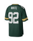 ფოტო #2 პროდუქტის Men's Reggie White Green Green Bay Packers Big and Tall 1996 Retired Player Replica Jersey