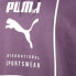 Puma Intl Cropped Pullover Hoodie Womens Purple Casual Outerwear 67151105