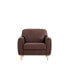Фото #1 товара 37.8" Faux Leather Gorm Accent Chair