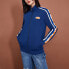Фото #3 товара Спортивная куртка Li-Ning из коллекции модной спортивной одежды AWDQ368-8 с застежкой на молнии для пары, цвет темно-синий,
