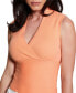 ფოტო #3 პროდუქტის Women's Delia Surplice Sleeveless Sweater