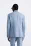 Фото #3 товара Костюмный пиджак из рельефной ткани ZARA
