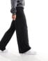 Фото #3 товара Monki straight leg casual soft trouser in black