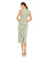 ფოტო #3 პროდუქტის Women's Sequined, High Neck, Sleeveless Sheath Midi Dress