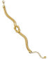 ფოტო #1 პროდუქტის Gold-Tone Annie Knotted Chain Bracelet