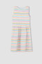 Фото #4 товара Платье Defacto Regular Fit Stripe Sleeveless Cotton T2575a622sm